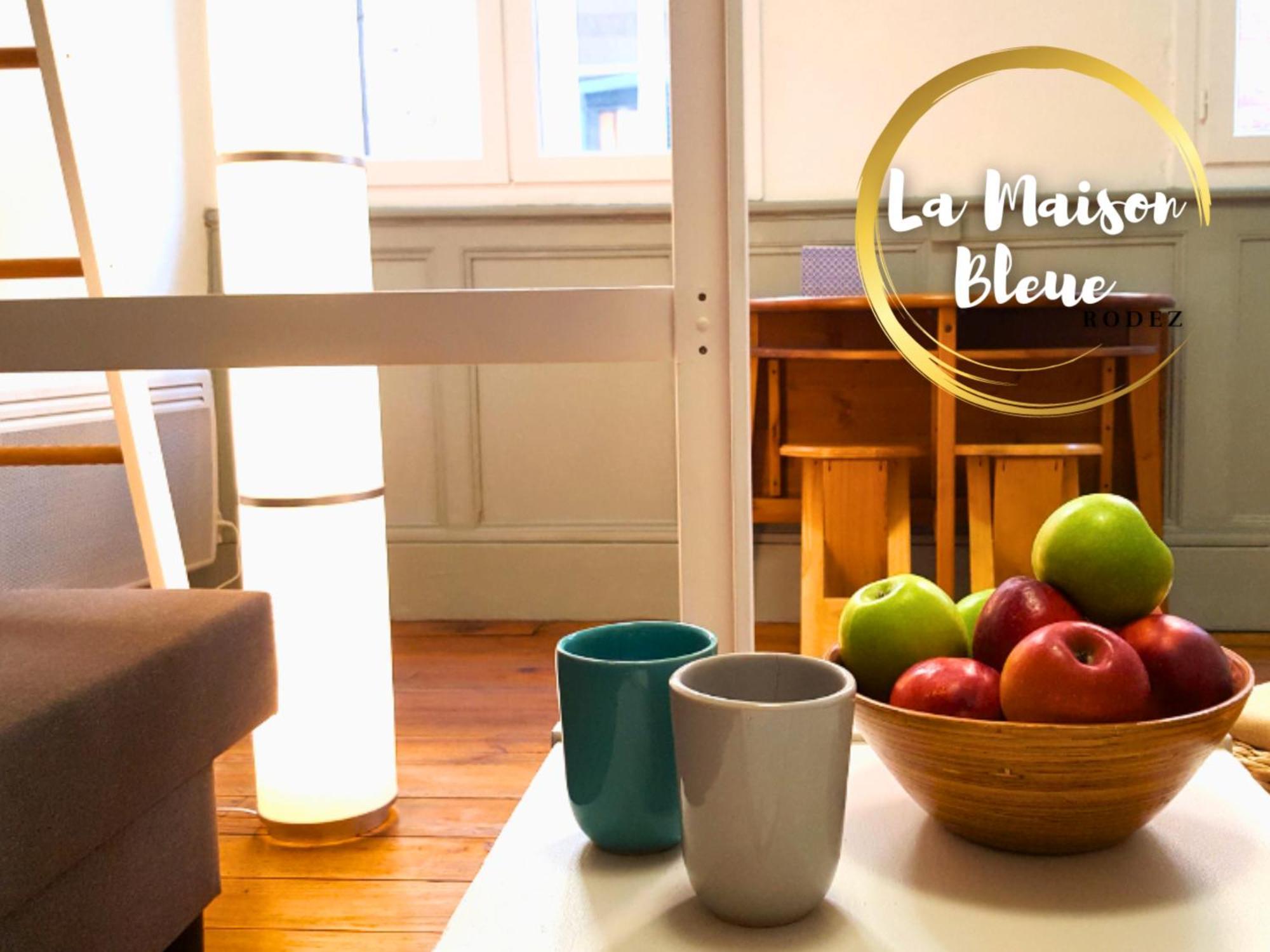 La Maison Bleue, Un Emplacement De Choix A Rodez Buitenkant foto